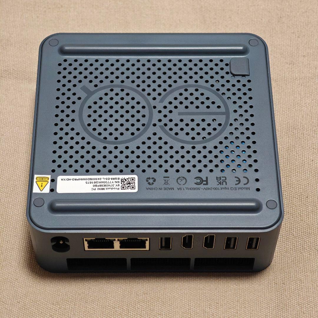 ミニPC Beelink EQR6 Ryzen 7 7735hs 24GB 500GB