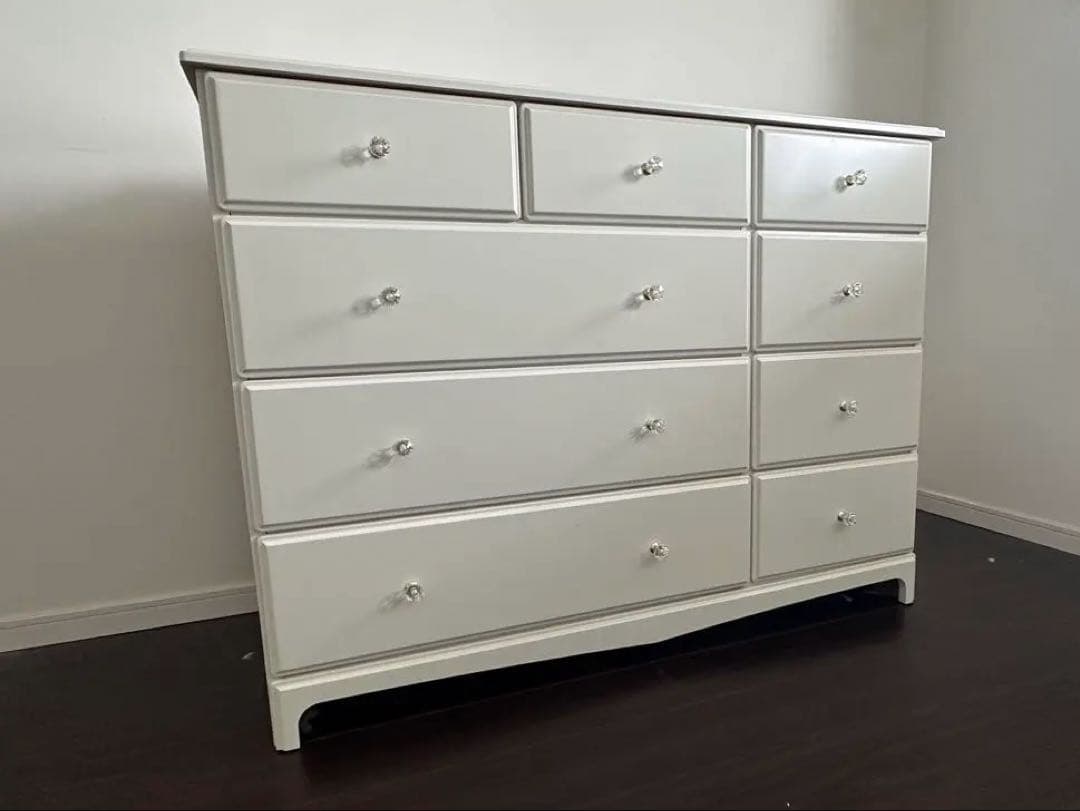 送料込 アルファタカバ 4段ワイドチェスト ローチェスト