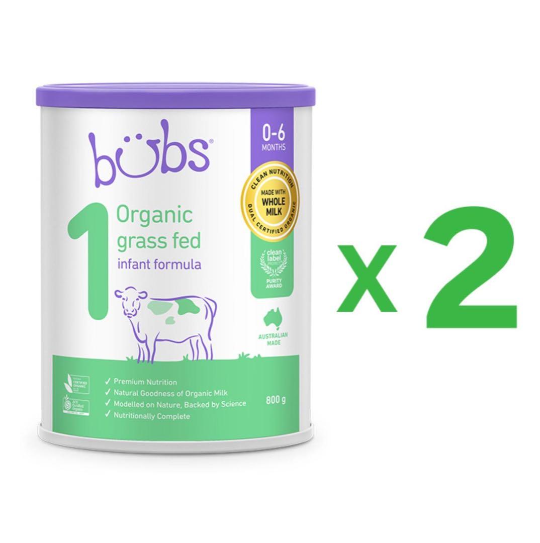 2缶 Bubs バブズ オーガニック 粉ミルク ステップ1 FREMON出品