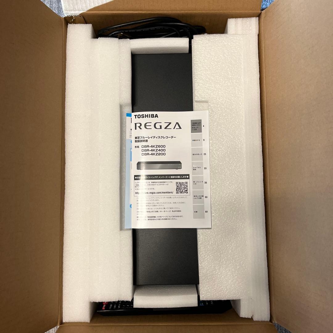 TOSHIBA REGZA DBR-4KZ200 ブルーレイレコーダー