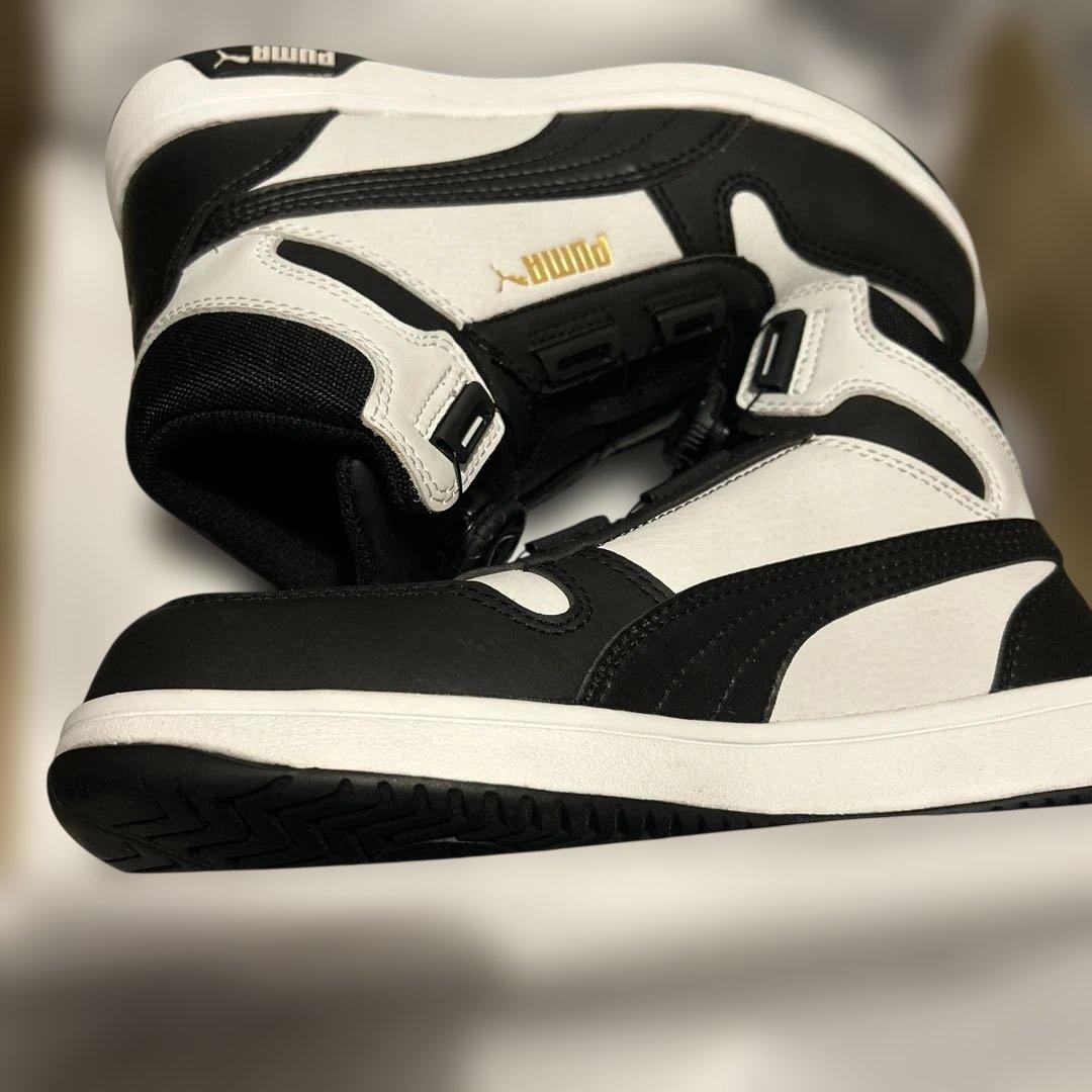 PUMA プーマ 安全靴 フロントコート ディスク ブラック　ミッド　25㎝