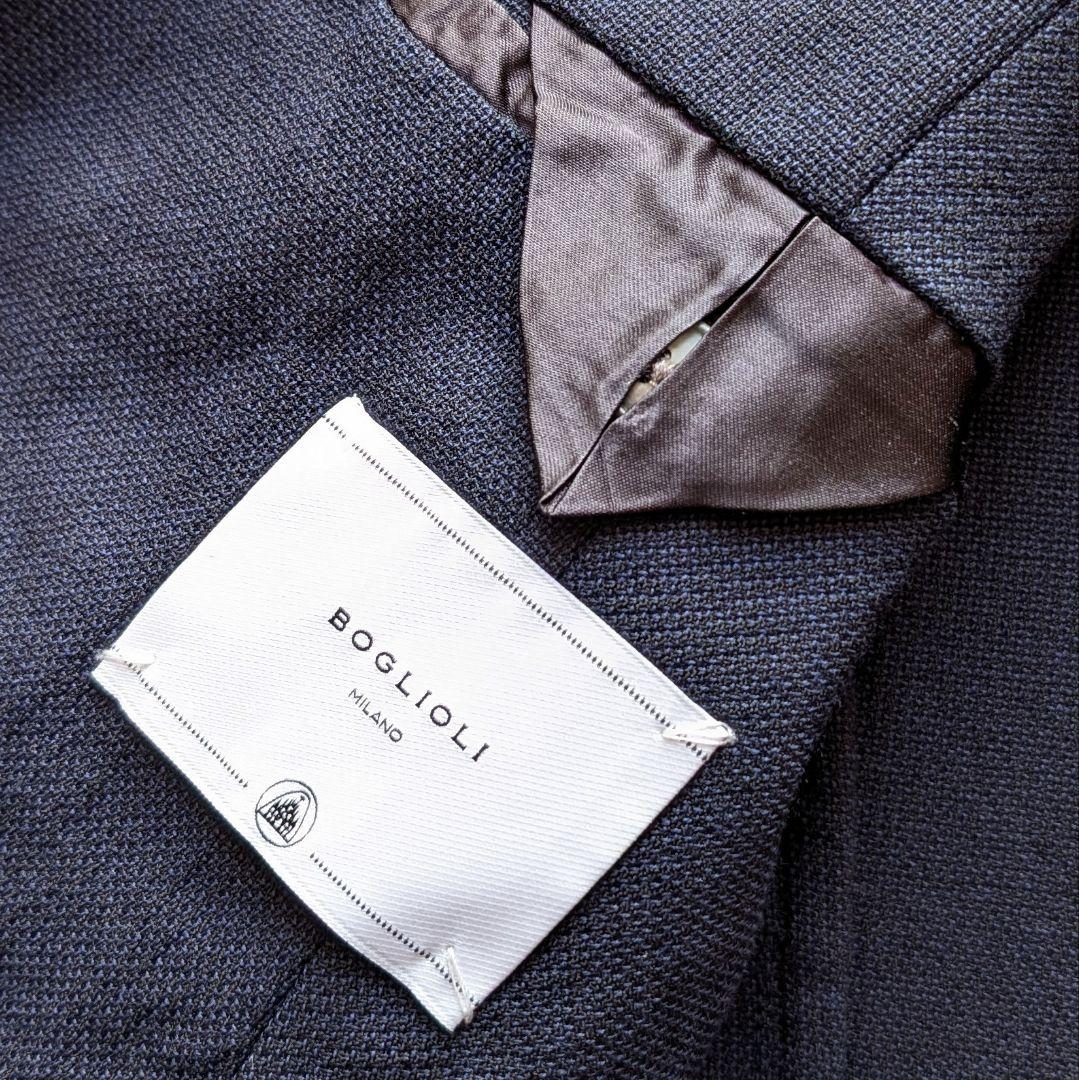 【近年モデル】BOGLIOLI K.JACKET ネイビー ホップサック 46