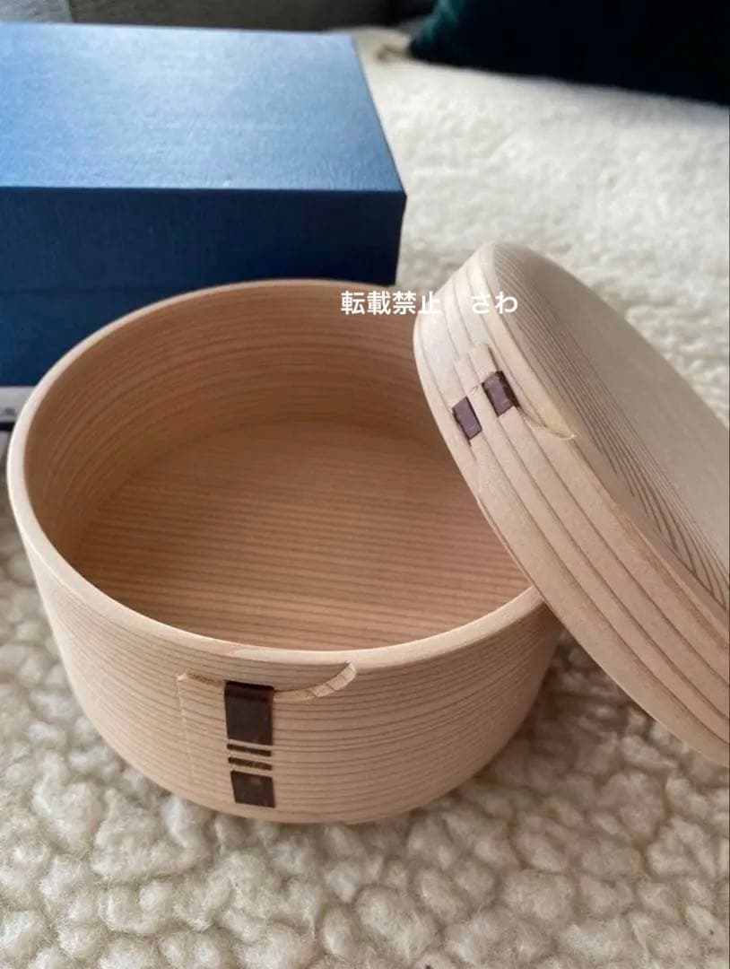 柴田慶信商店　曲げわっぱ　丸弁当箱4寸