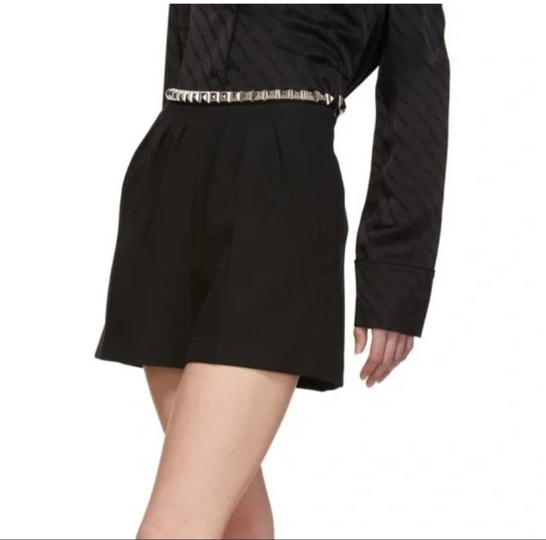 Alexander Wang スタッズ ハイウエスト ショートパンツ 0