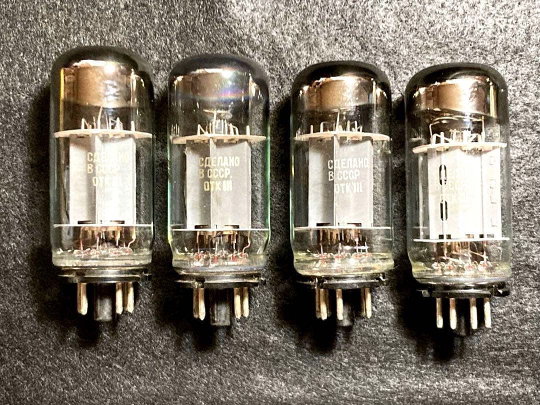 6 L 6 / 5881 ロシア製 新品未使用真空管 4 本セット