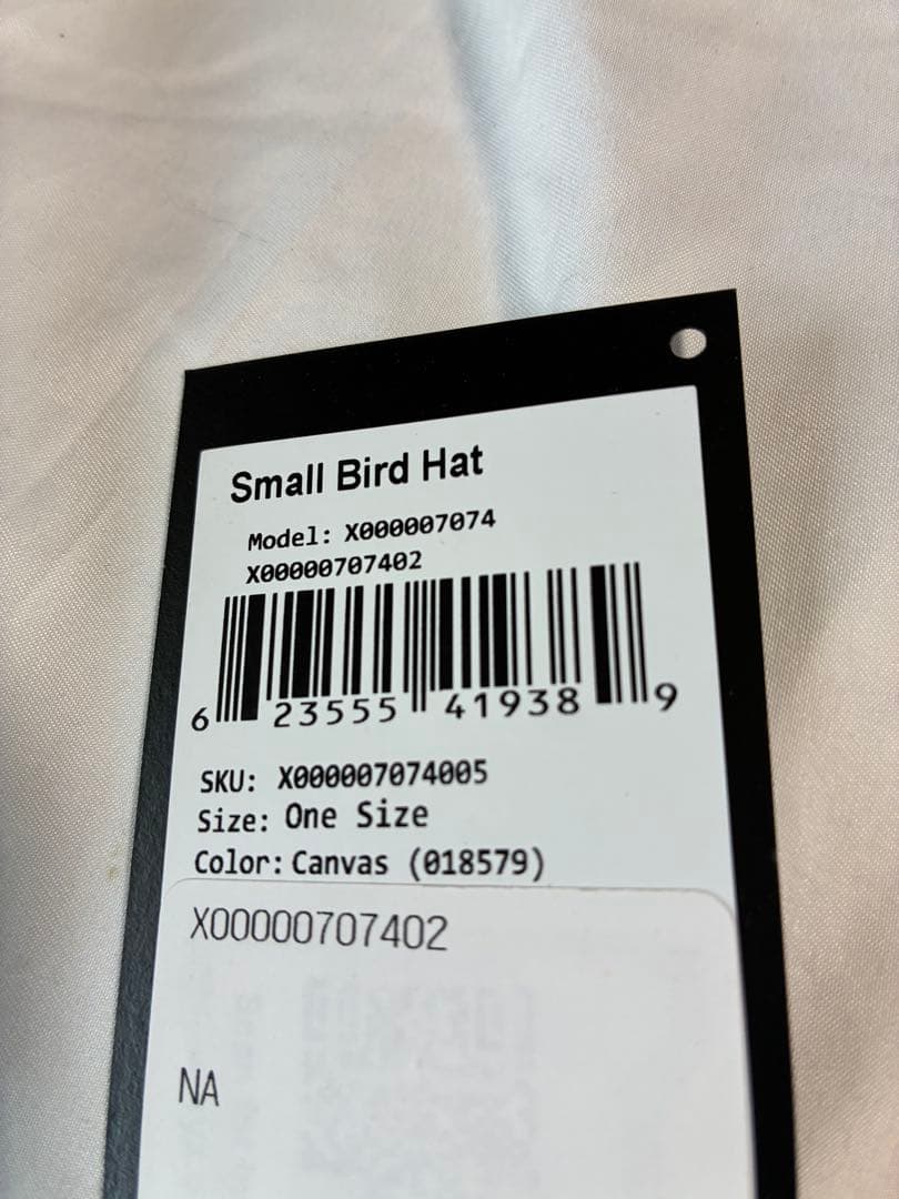 アークテリクス　スモールバードハット　canvas small bird hat