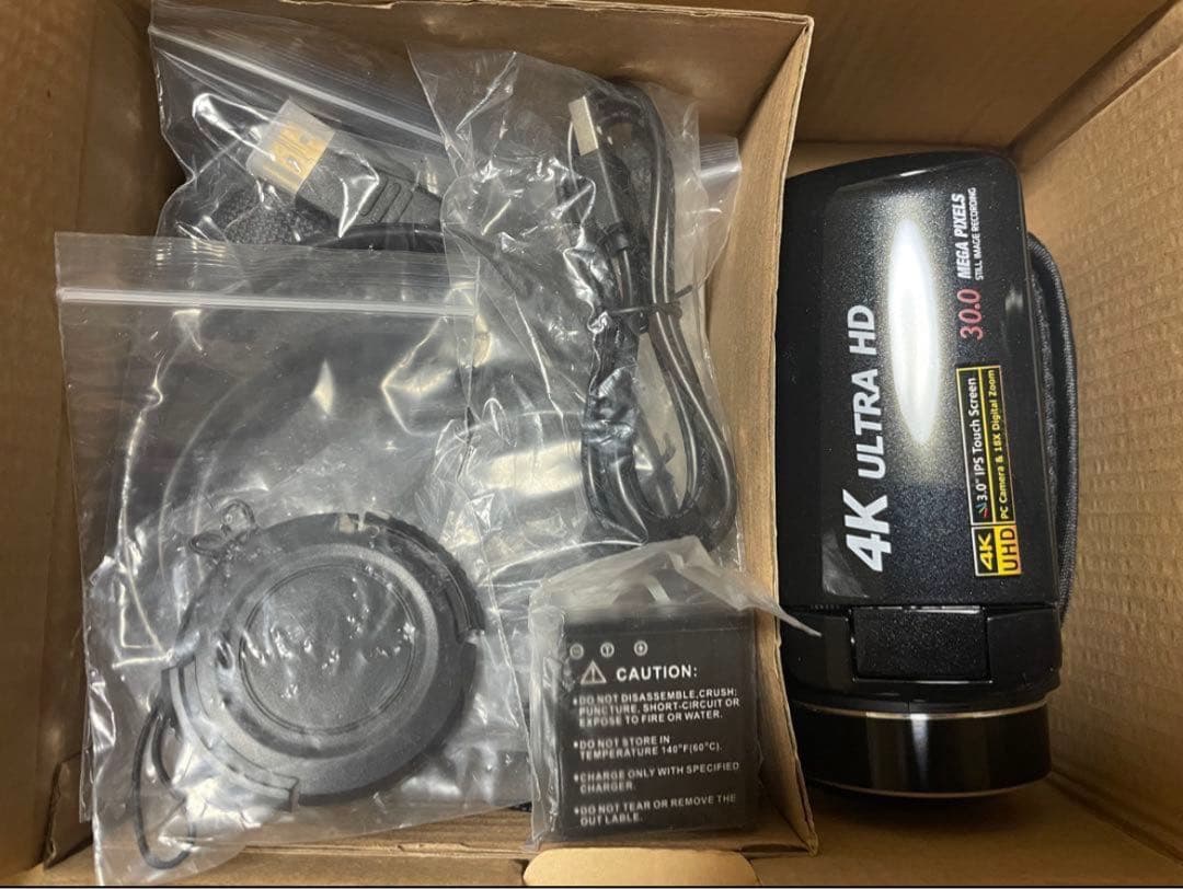 ビデオカメラ一式　本体　4K