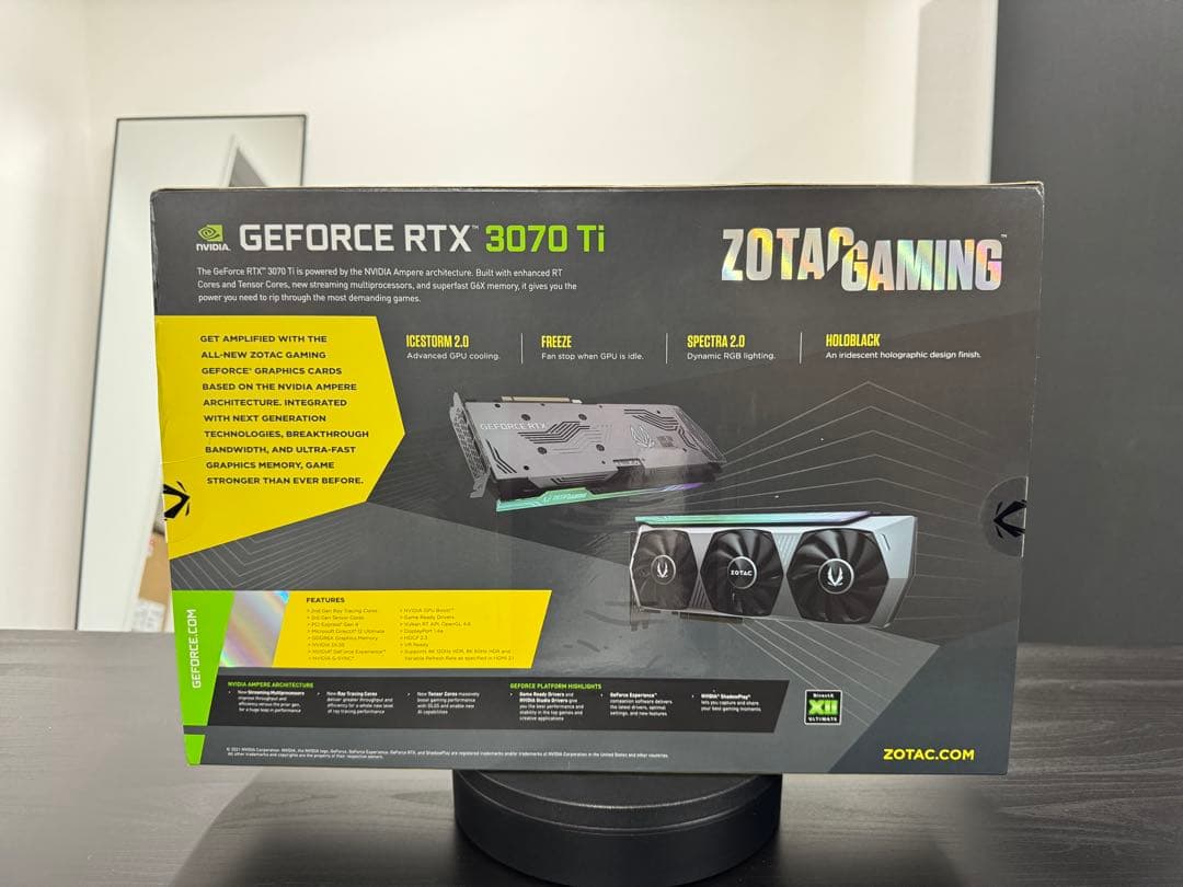 石*ん様 使用時間が短い ZOTAC 3070 Ti LHR