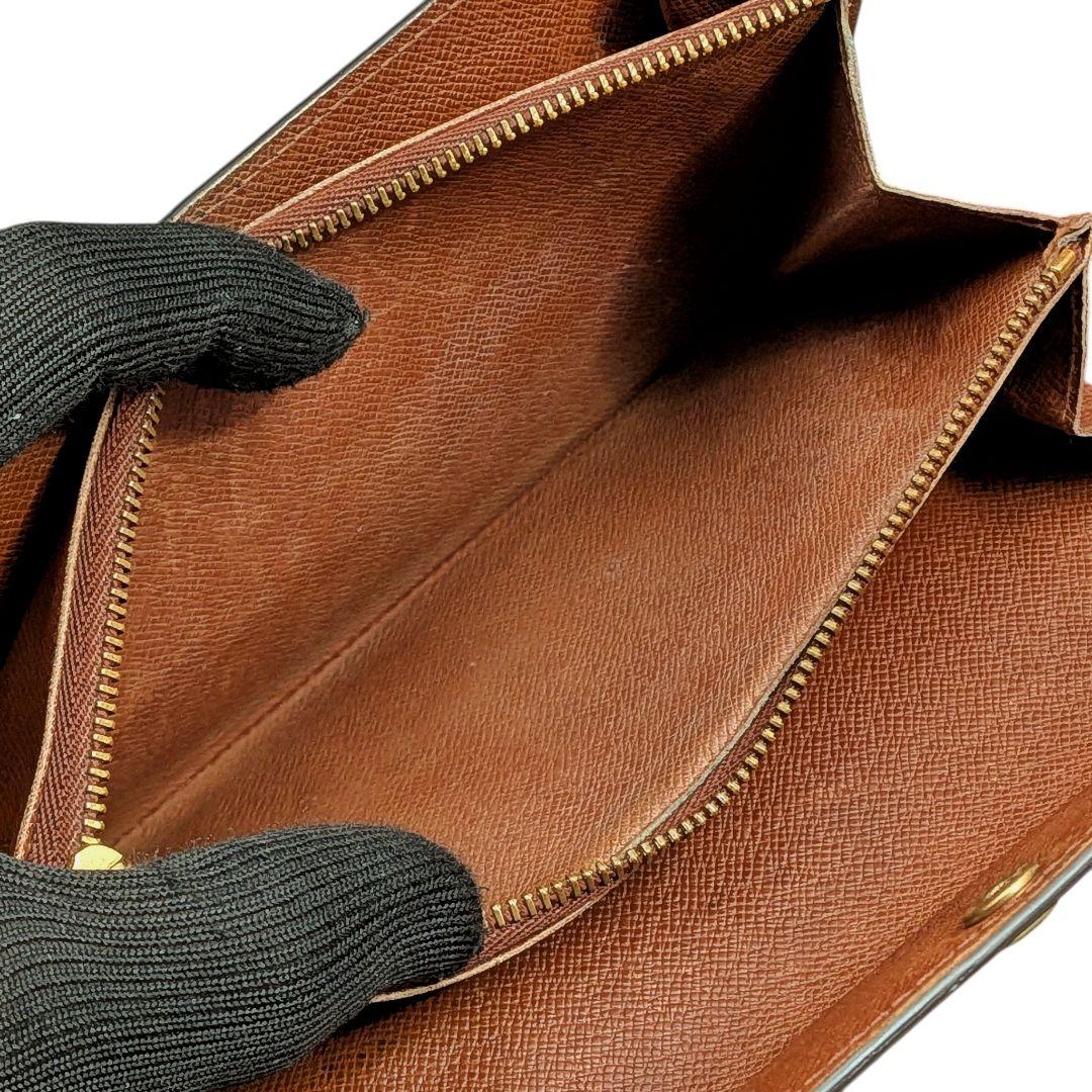 【外観美】ルイヴィトン モノグラム ポシェット ポルトモネ クレディ 長財布