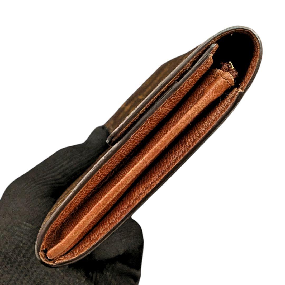 【外観美】ルイヴィトン モノグラム ポシェット ポルトモネ クレディ 長財布