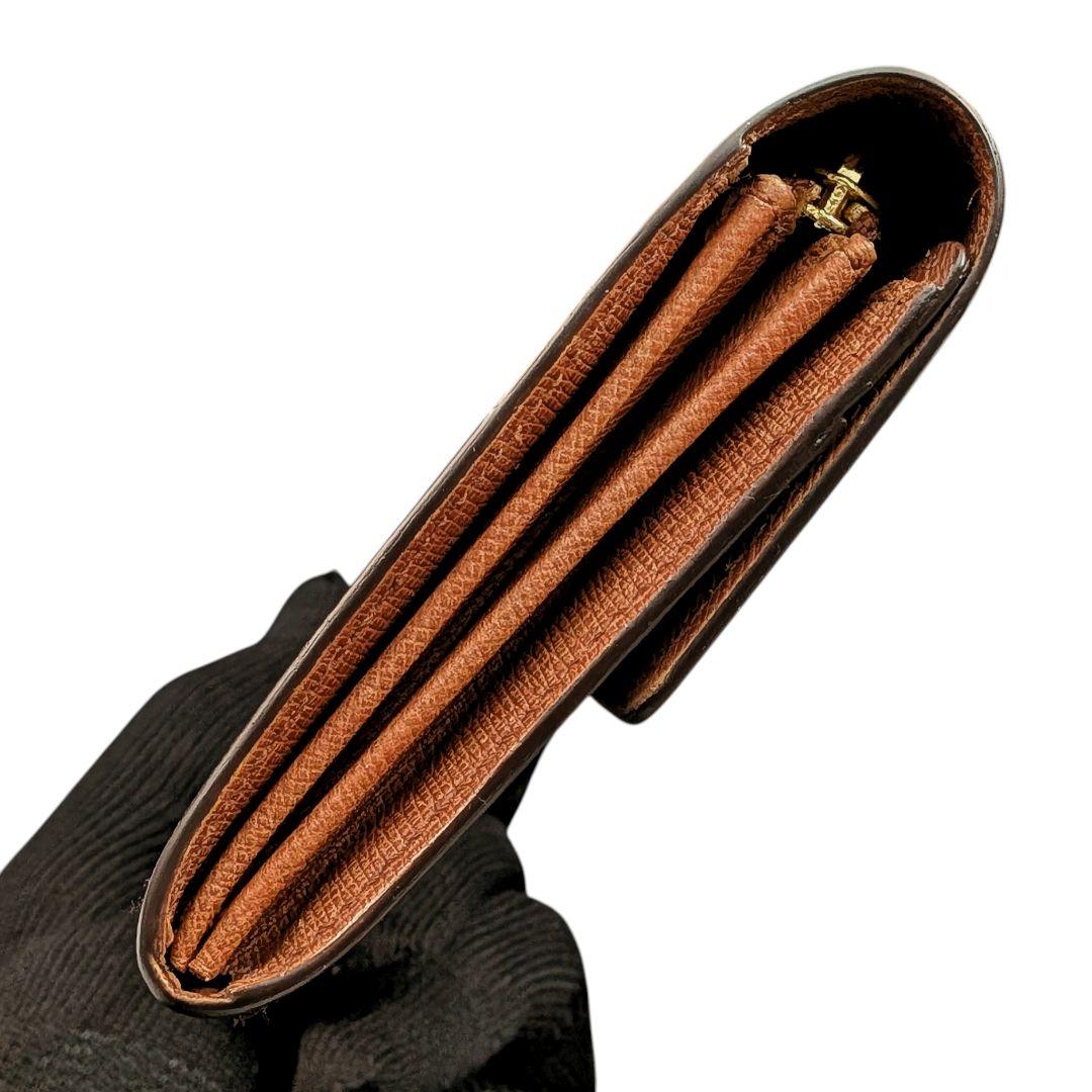 【外観美】ルイヴィトン モノグラム ポシェット ポルトモネ クレディ 長財布