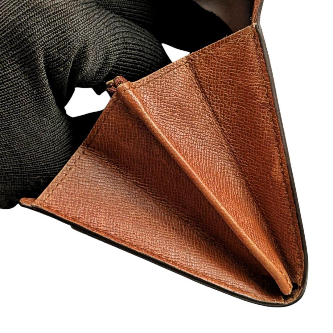 【外観美】ルイヴィトン モノグラム ポシェット ポルトモネ クレディ 長財布