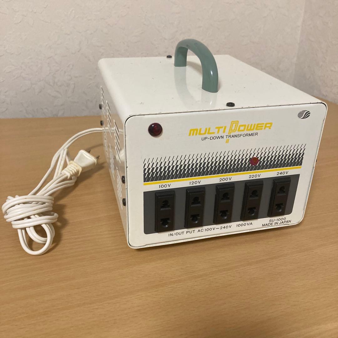 スワロー電機　MULTI POWER SU-1000 変圧トランス（昇降圧）
