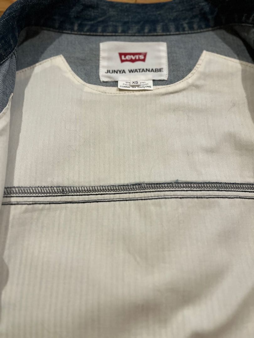 ジュンヤワタナベ リーバイスW ネームデニムジャケット（再構築）