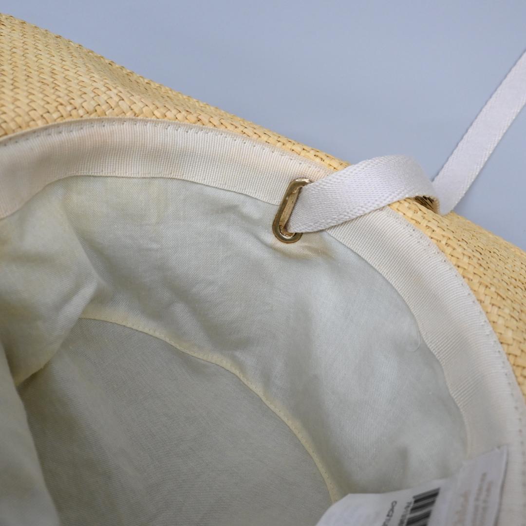 □ 45979★Chloe クロエ 帽子 ラフィア　ハット 麦わら帽子