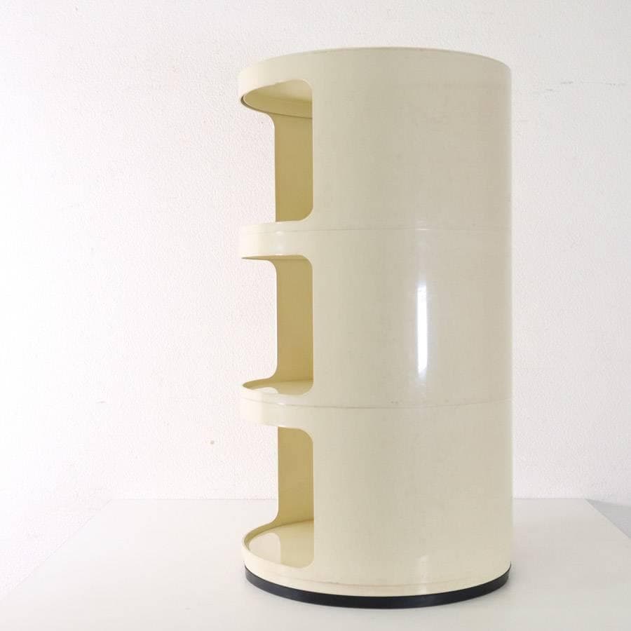 カルテル コンポニビリ ラウンドチェスト 3段 ホワイト アンナ・カステッリ