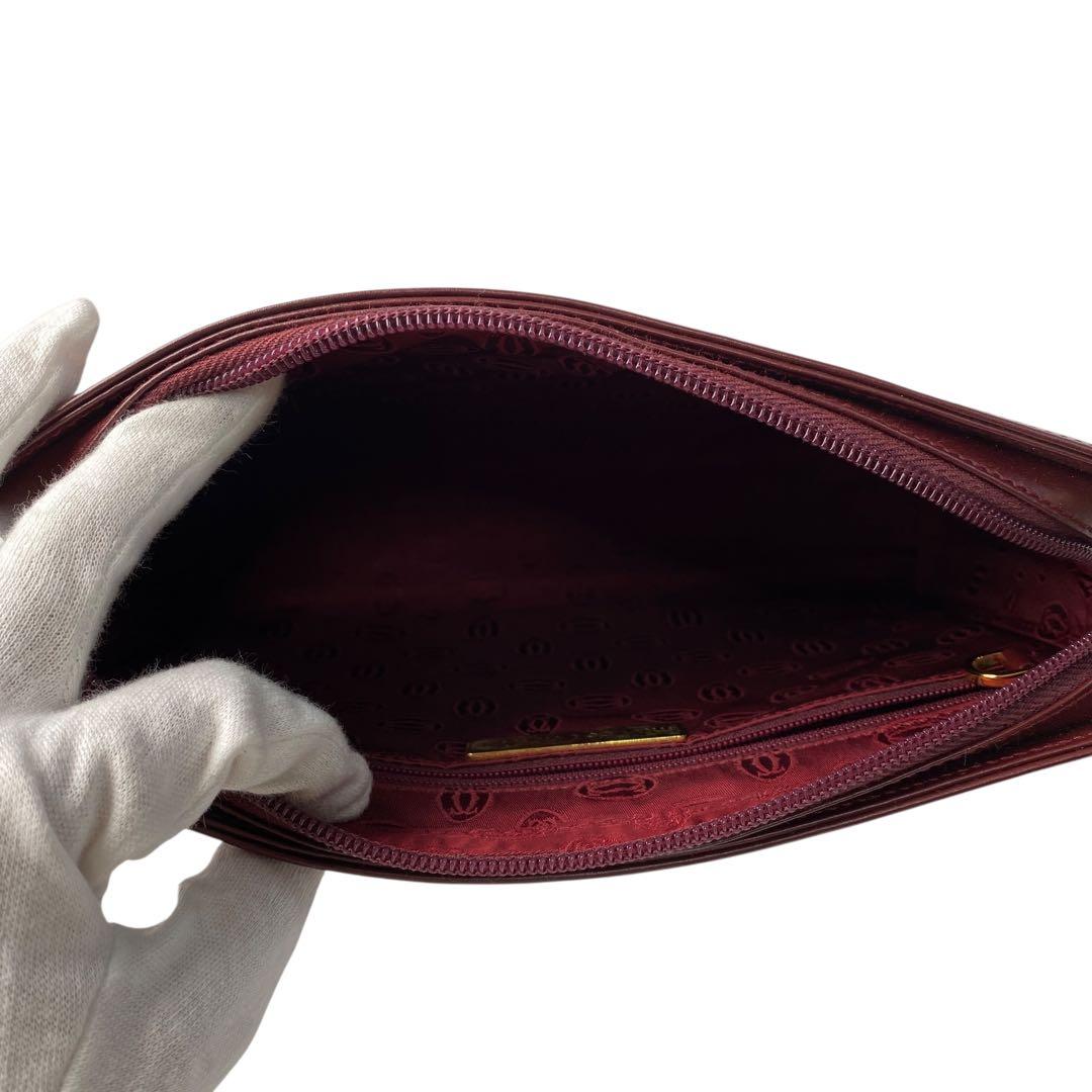 美品 カルティエ Cartier クラッチバッグ マストライン.