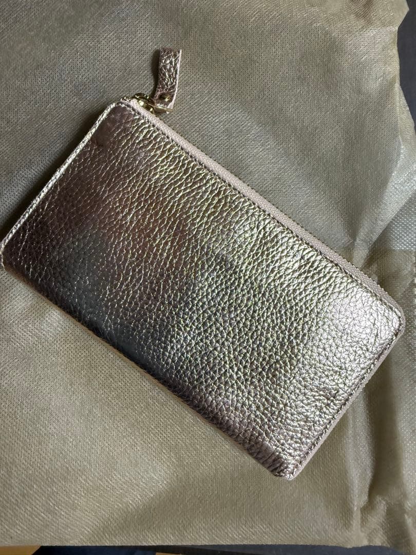 本革 TIDY2.0 Lumina 小さい長財布 ピンクゴールド　新品未使用