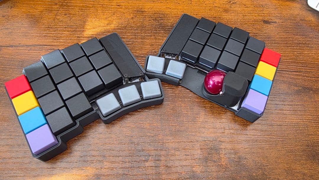 Keyball39　テンティングスタンド付属　分割キーボード