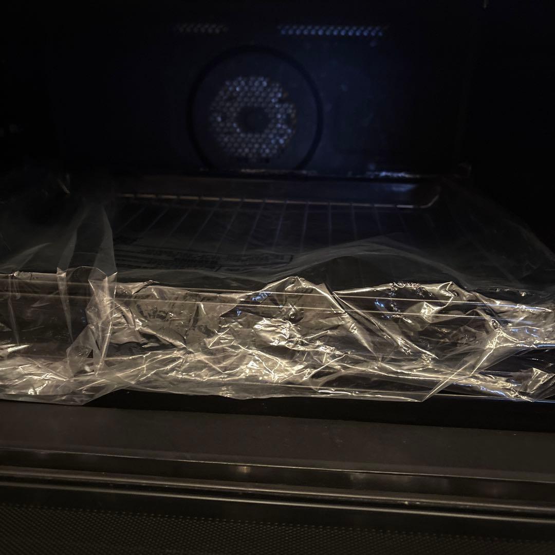 HITACHI オーブンレンジ ブラック２０２３年製　角皿２枚未使用　網未使用