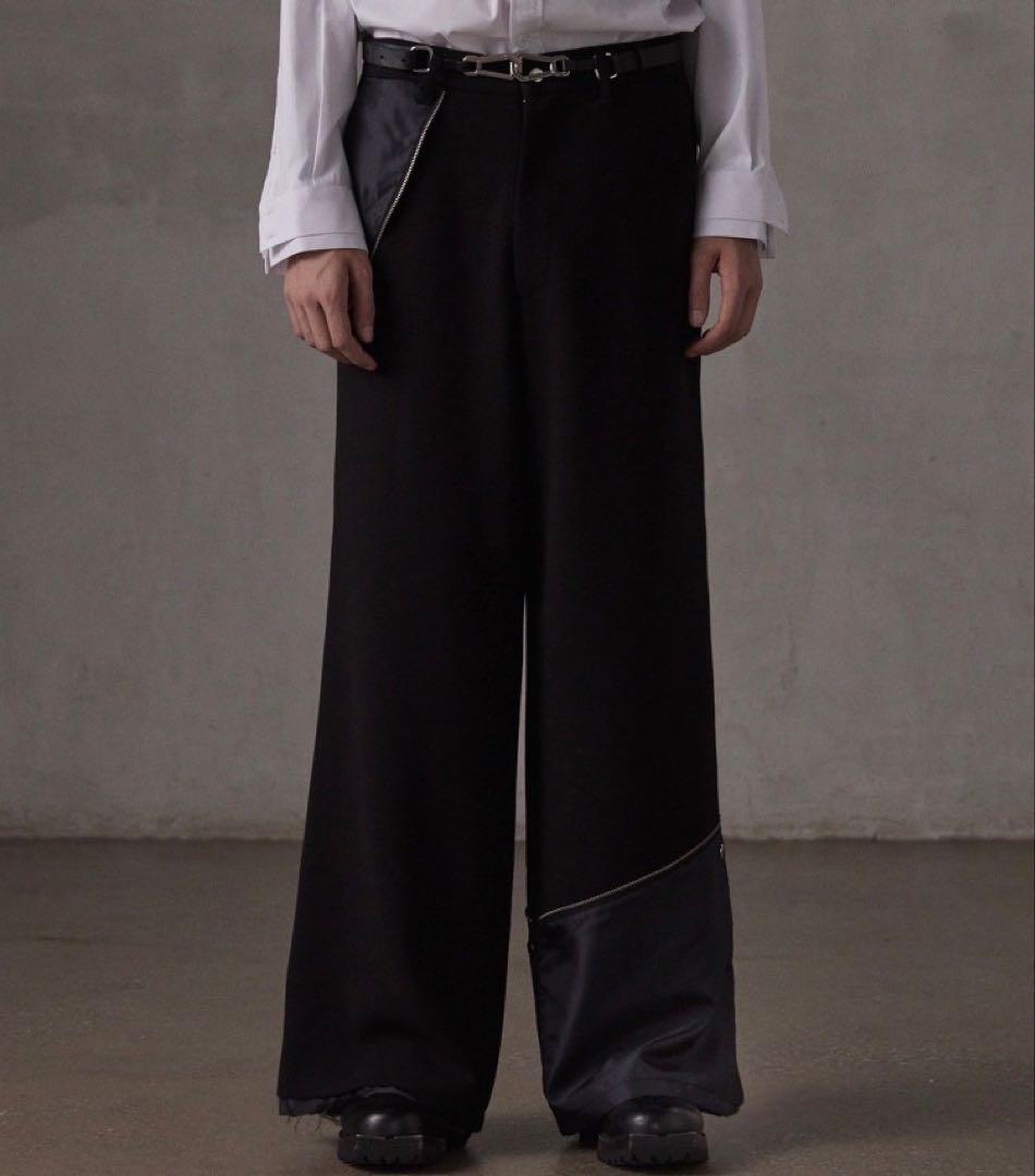 GRANCY リバースレイヤードデザインスラックス