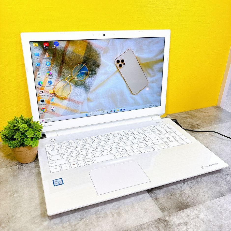 きれいな白❣新品SSD480GB✨Win11ブルーレイ フルHD 薄型 カメラ付