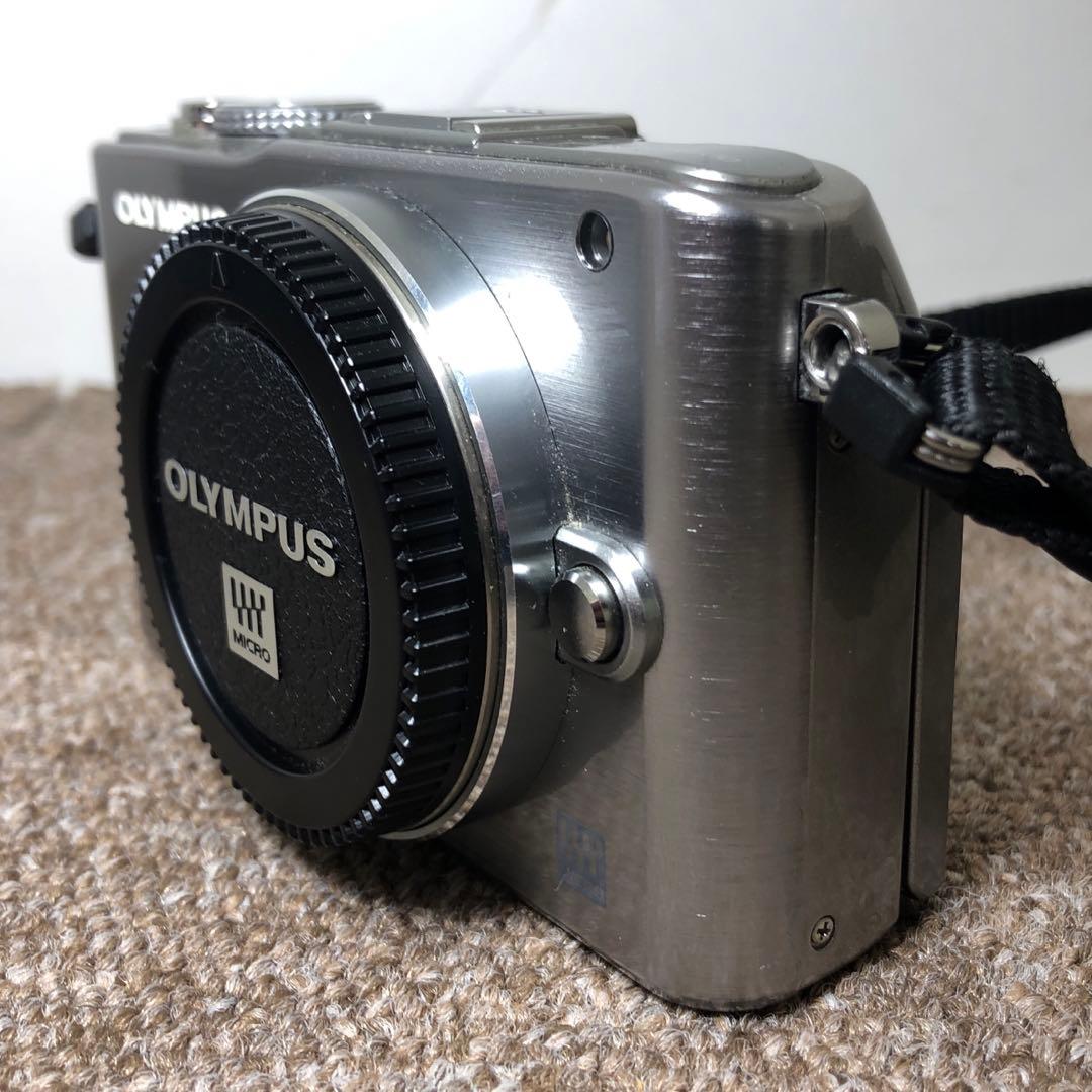 カメラ OLYMPUS PEN Lite E-PL3 レンズ付 フラッシュ付属