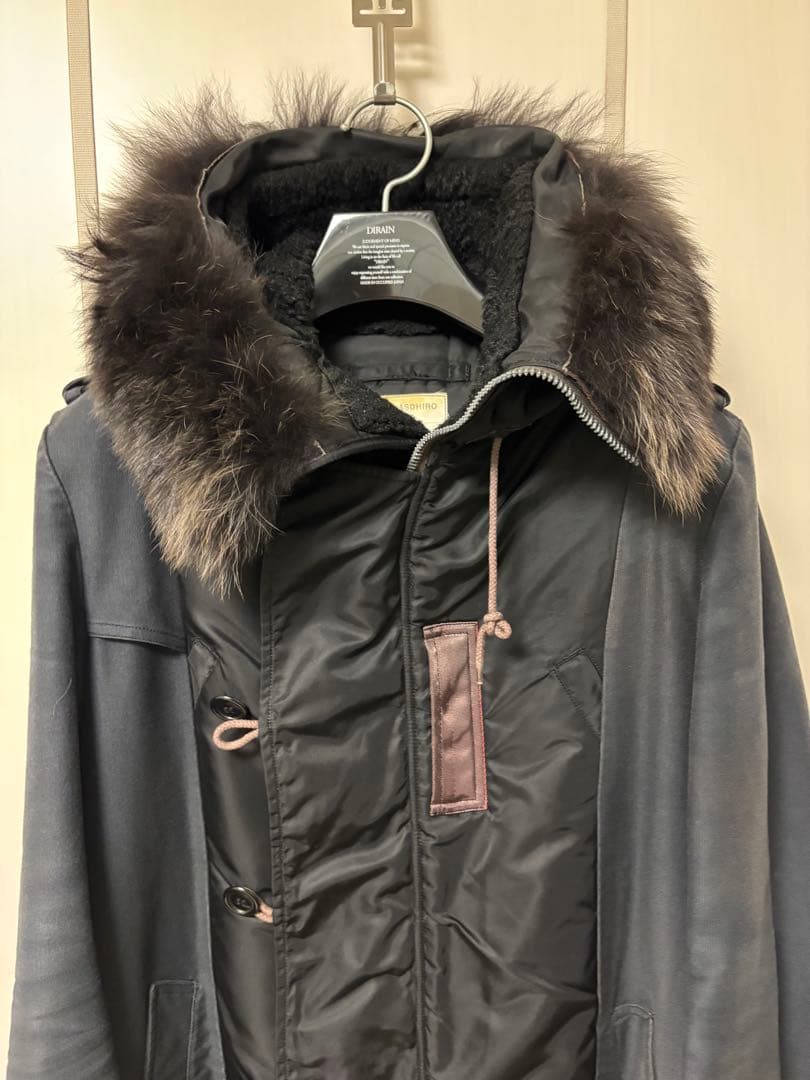 11/24まで値下ミハラヤスヒロ モディファイドシリーズ コート N-3B