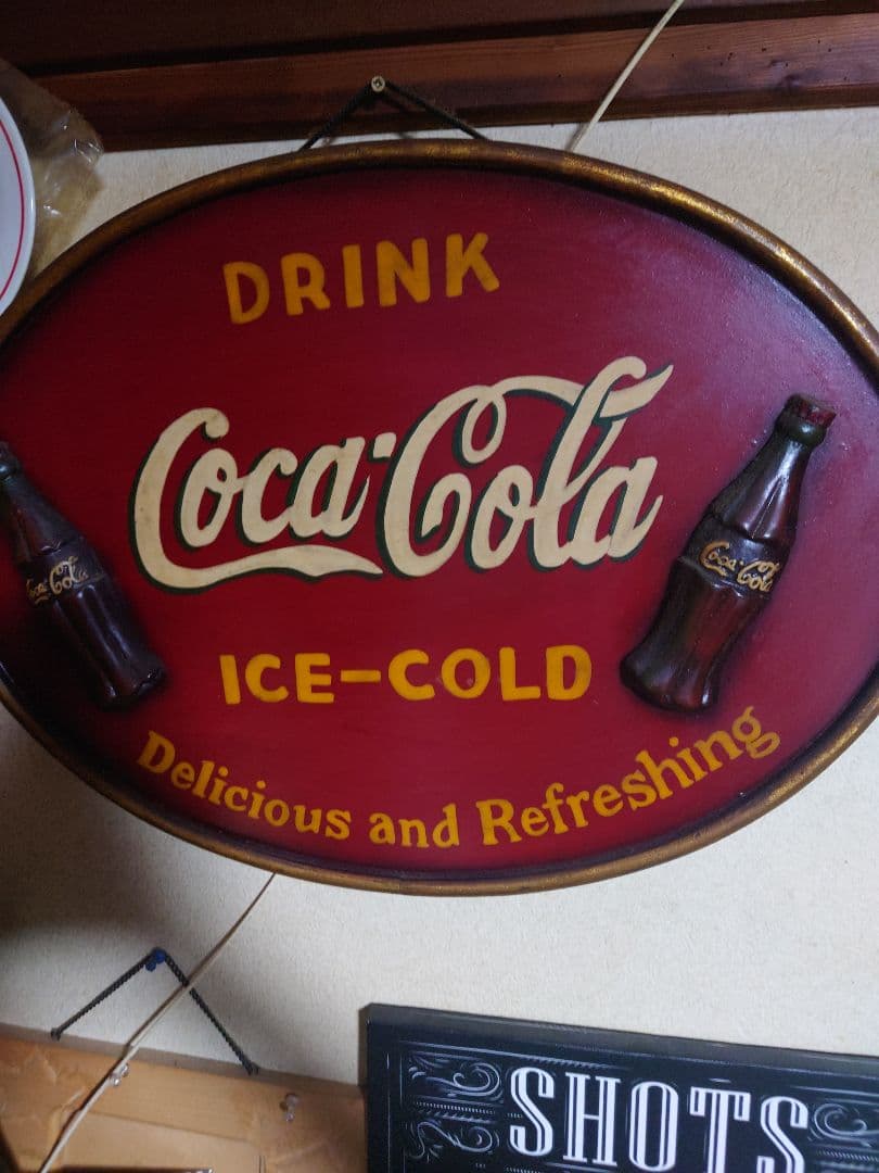 Coca-Cola コカ・コーラ ヴィンテージ金属サイン看板