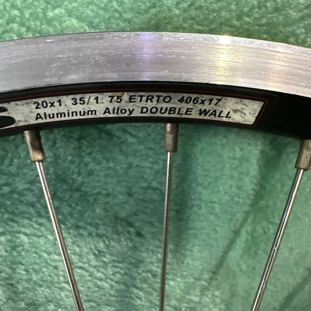 m*6様 20インチ406ホイール中古品　前後