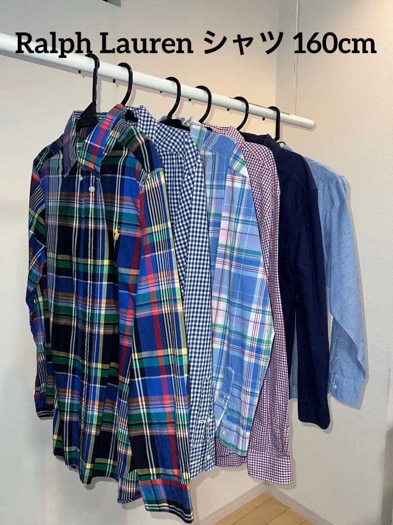 【割安】Ralph Lauren シャツ 160cm 6枚セット
