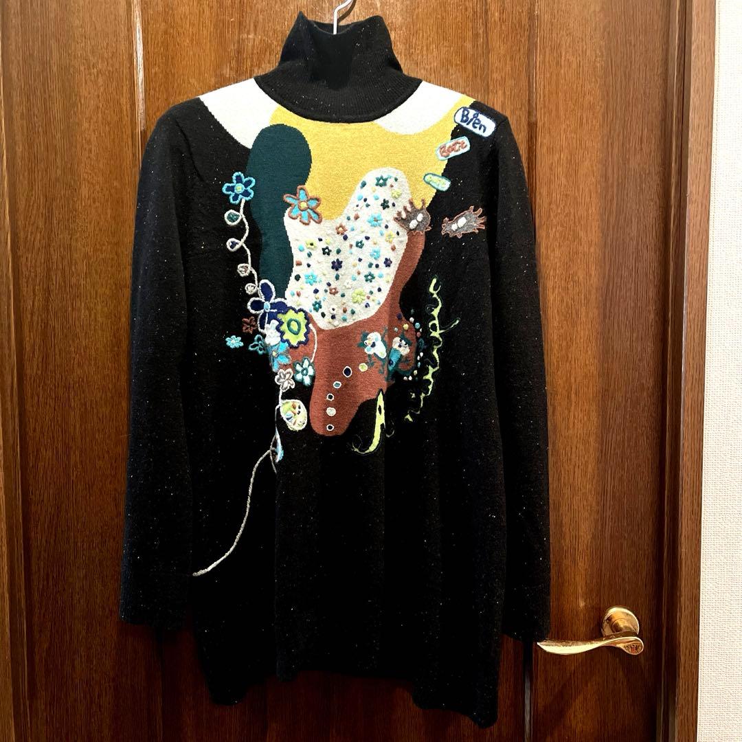 最終価格‼️美品❣️トクコ・プルミエヴォル　フラワー刺繍 チュニック