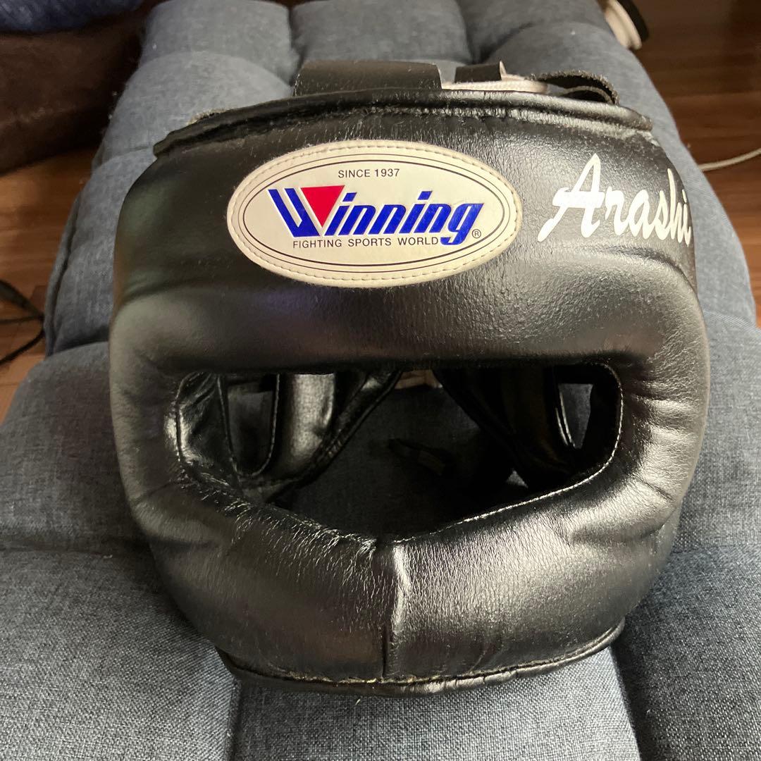 Winning Arashi ヘッドギア 黒　フルフェイス　Mサイズ