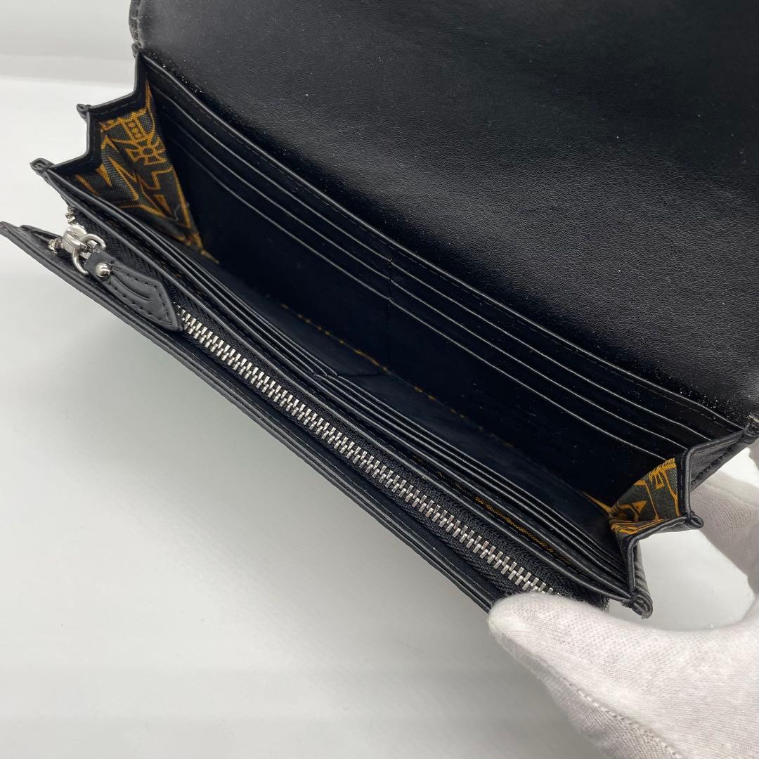 【美品】 ヴィヴィアンウエストウッド　チェック　PVC 長財布 w5
