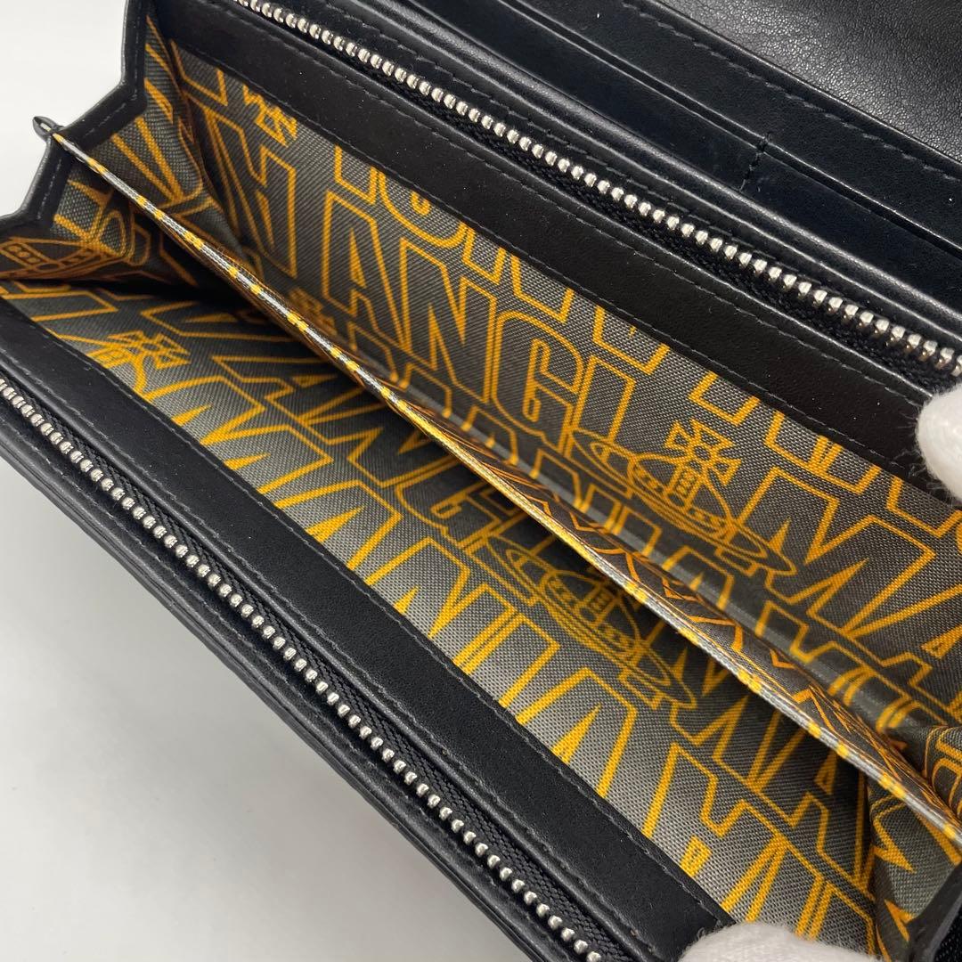 【美品】 ヴィヴィアンウエストウッド　チェック　PVC 長財布 w5