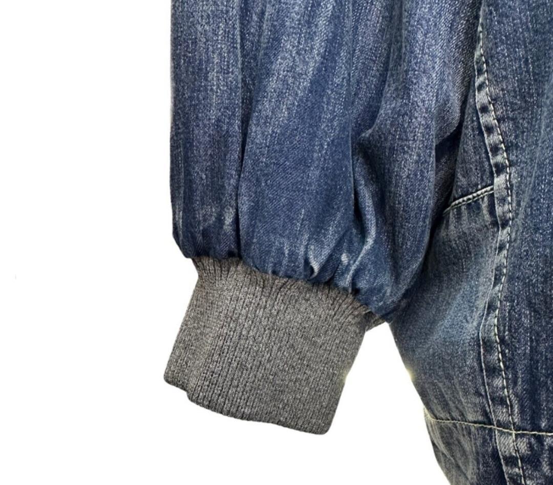 アヤン／裏キルトVネックダンガリージャケット