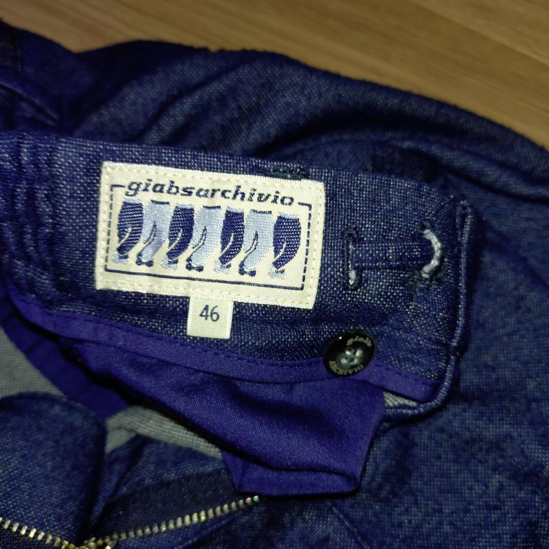giab’s ARCHIVIO MASACCIO デニムジャージー 46ネイビー