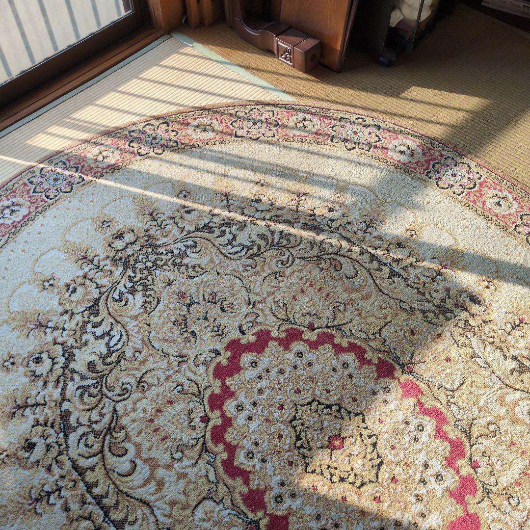 ★値下げ! 投げ売り お買い得★ペルシャ風絨毯 メダリオン柄 絨毯 センターラグ