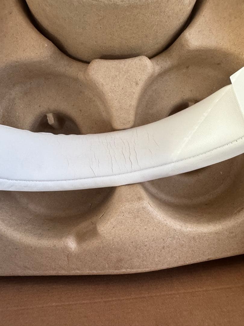 audio-technica ATH-M50xWH 音出し良好／バンド割れあり