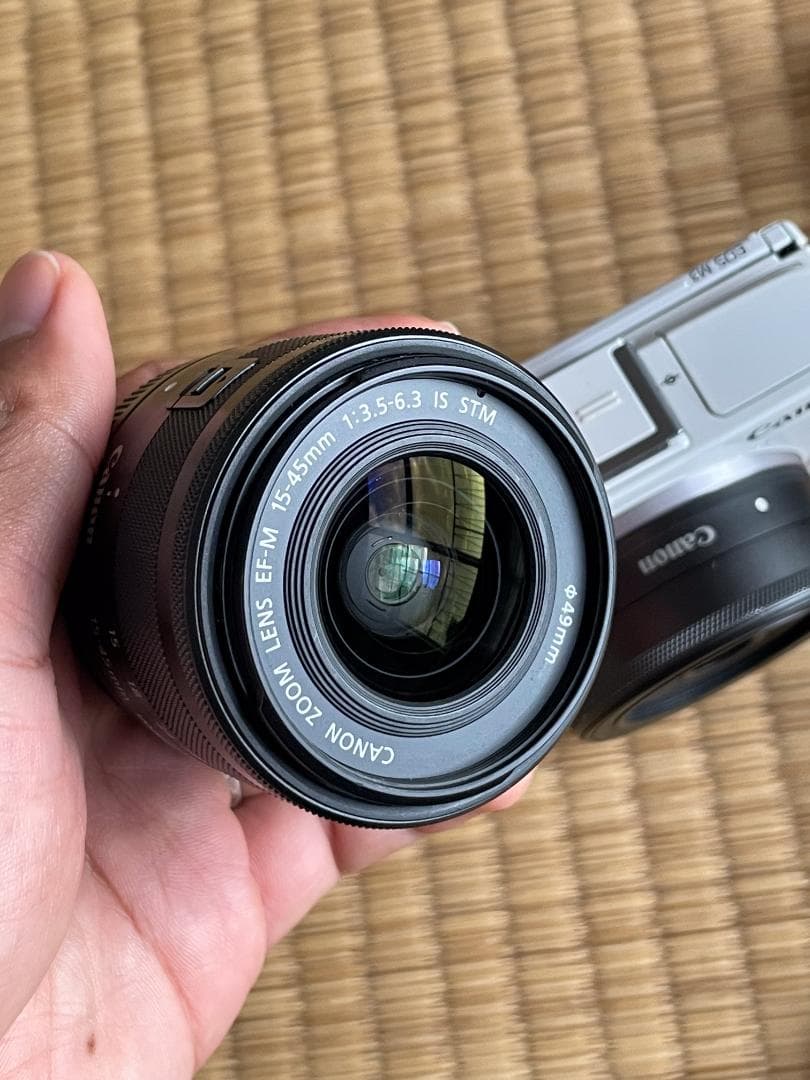 Canon EOS M3 ホワイト｜レンズ2本｜EF-EOS M アダプター