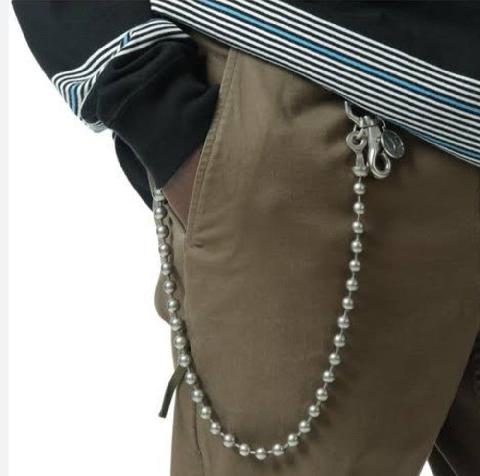 美品 ユニフォームエクスペリメント ボールチェーン ウォレットチェーン 財布