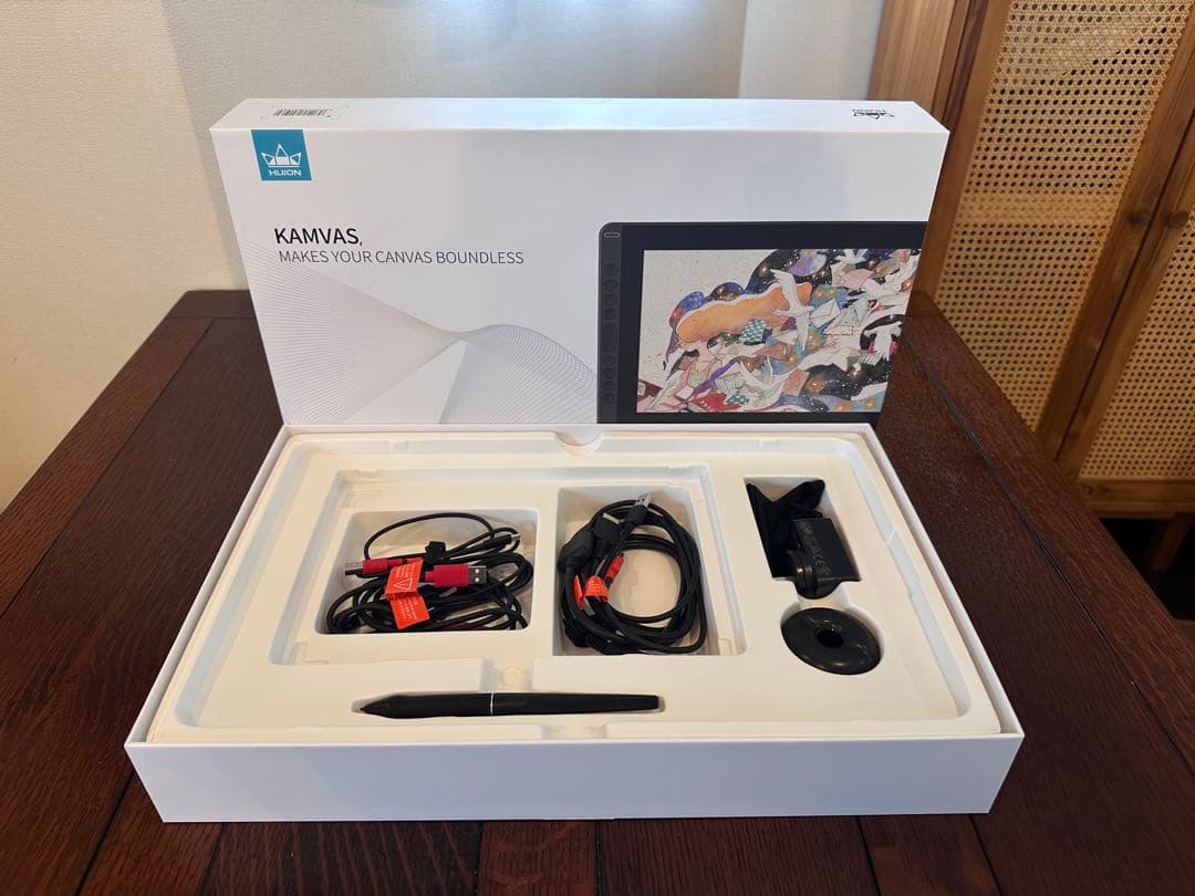 【美品】HUION KAMVAS 16 (2021) 液晶ペンタブレット