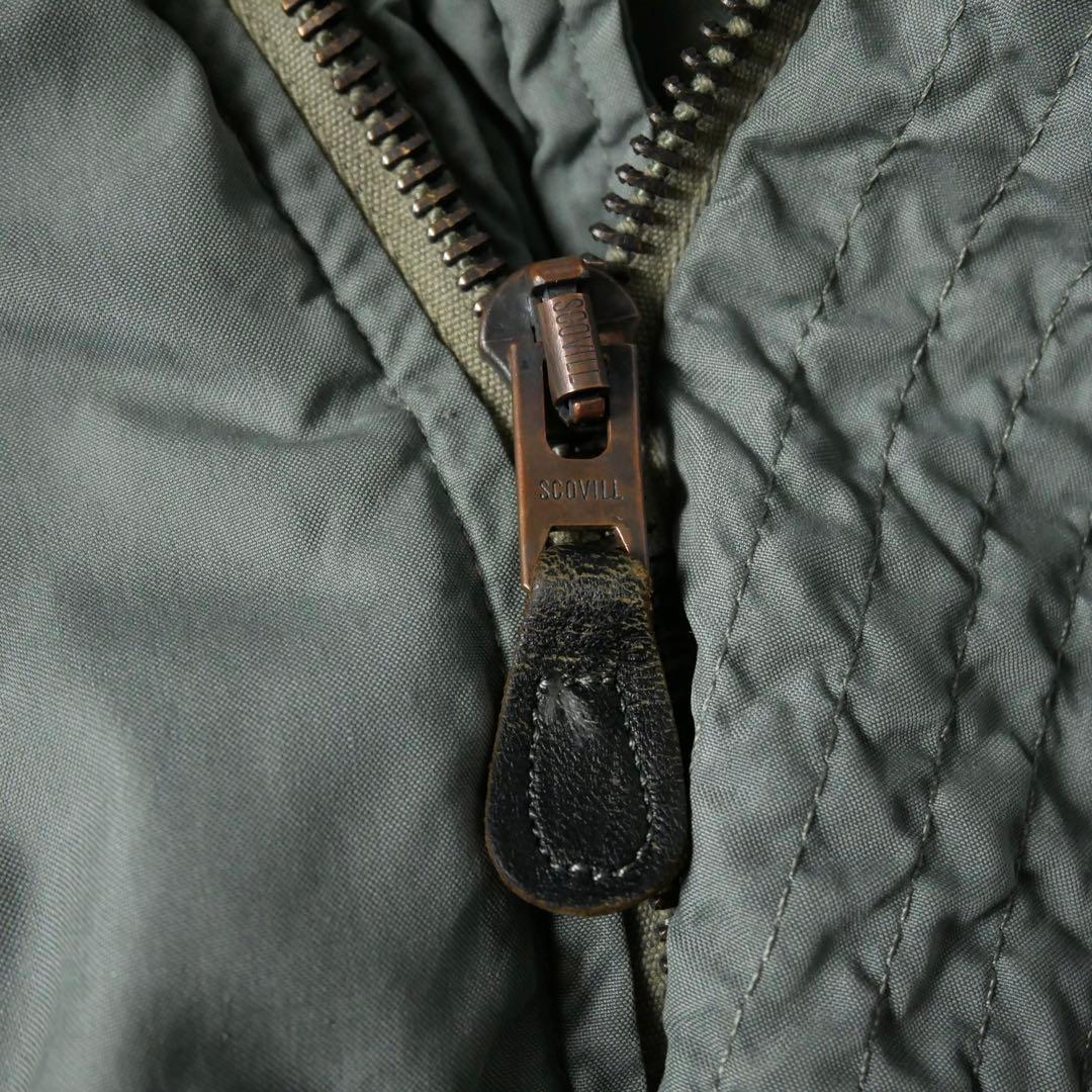 アメリカ軍 70s USA製 N-3B フライトジャケット カーキ M