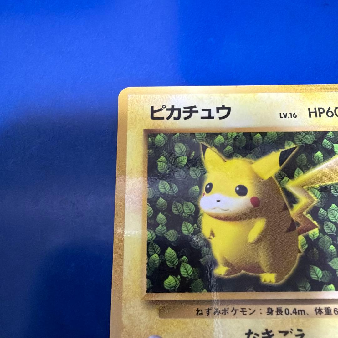 旧裏　極上美品　ピカチュウ 第1弾拡張パック　初版　マーク無し　かじる