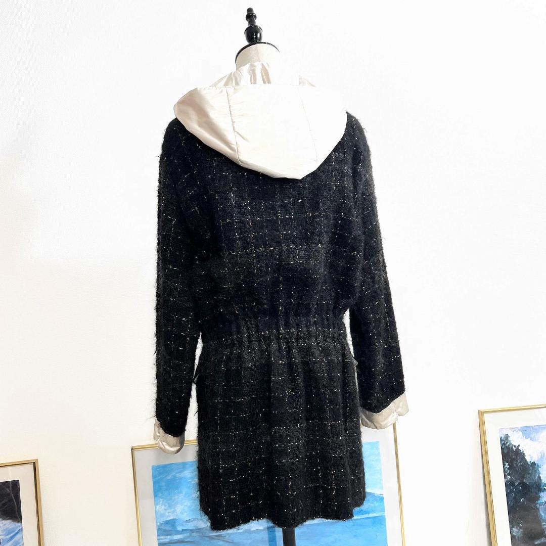 ★CHANEL★美品★ツイード★アルパカ★中綿★ダウン★フーディ★コート