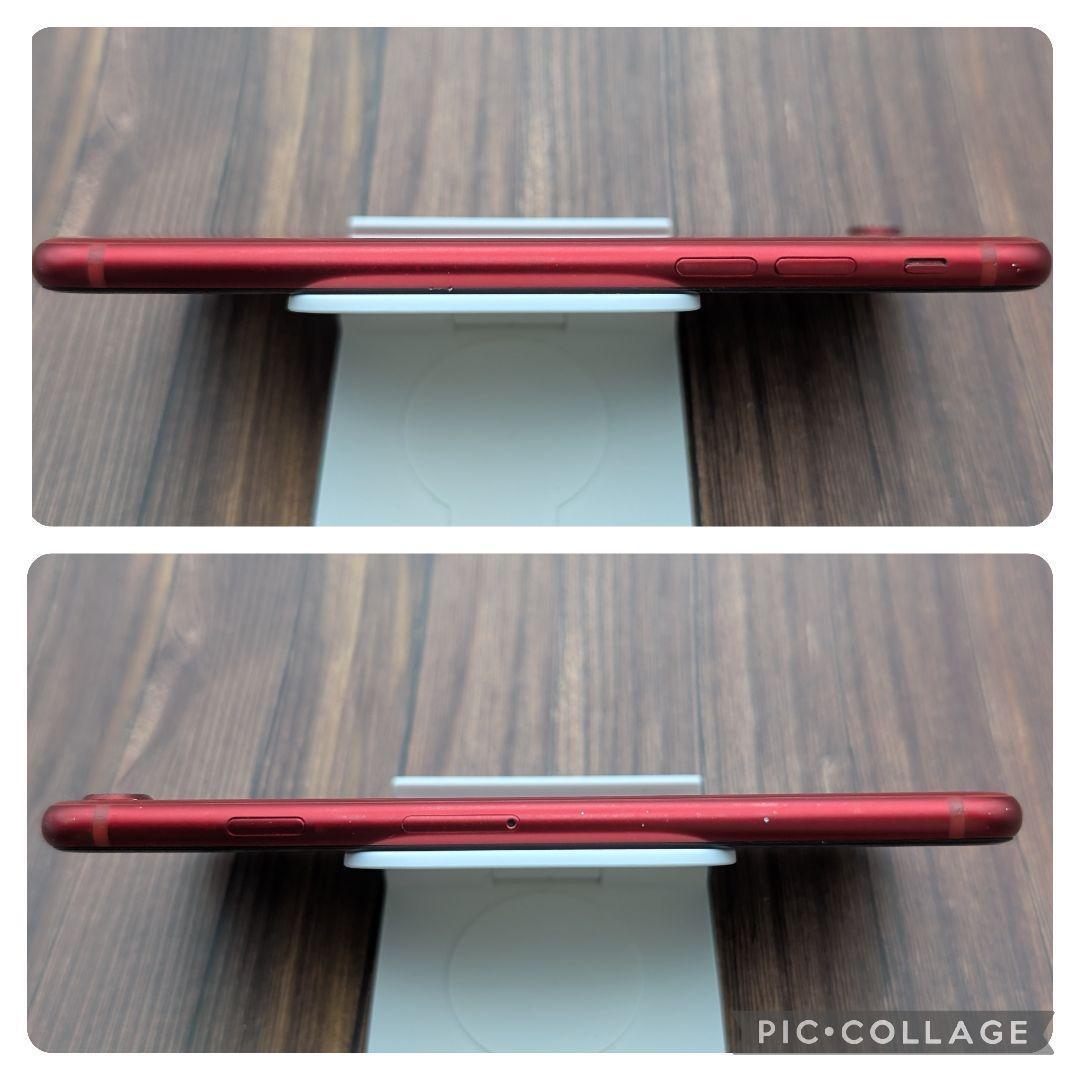 434 iPhoneSE2 RED 128GB【100%表示】バッテリー新品