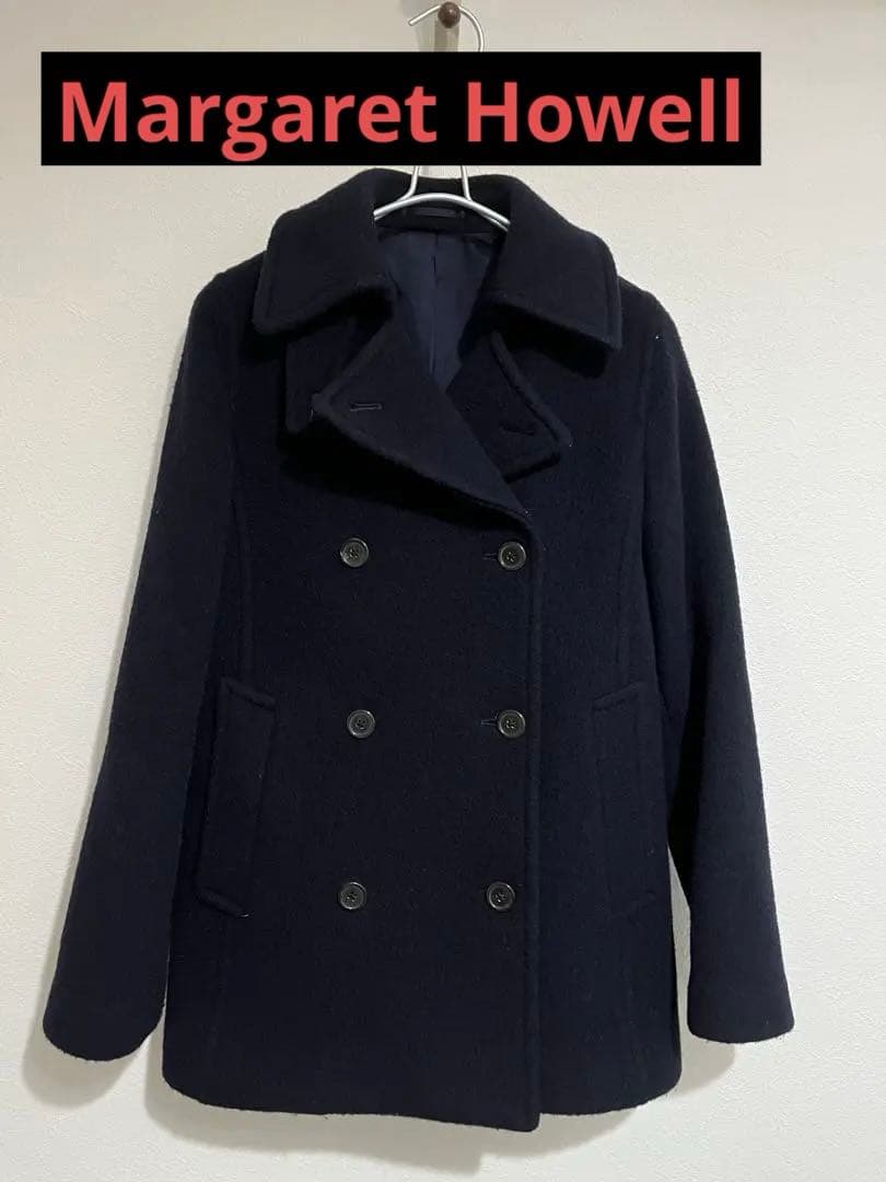 Margaret Howell ネイビー ピーコート