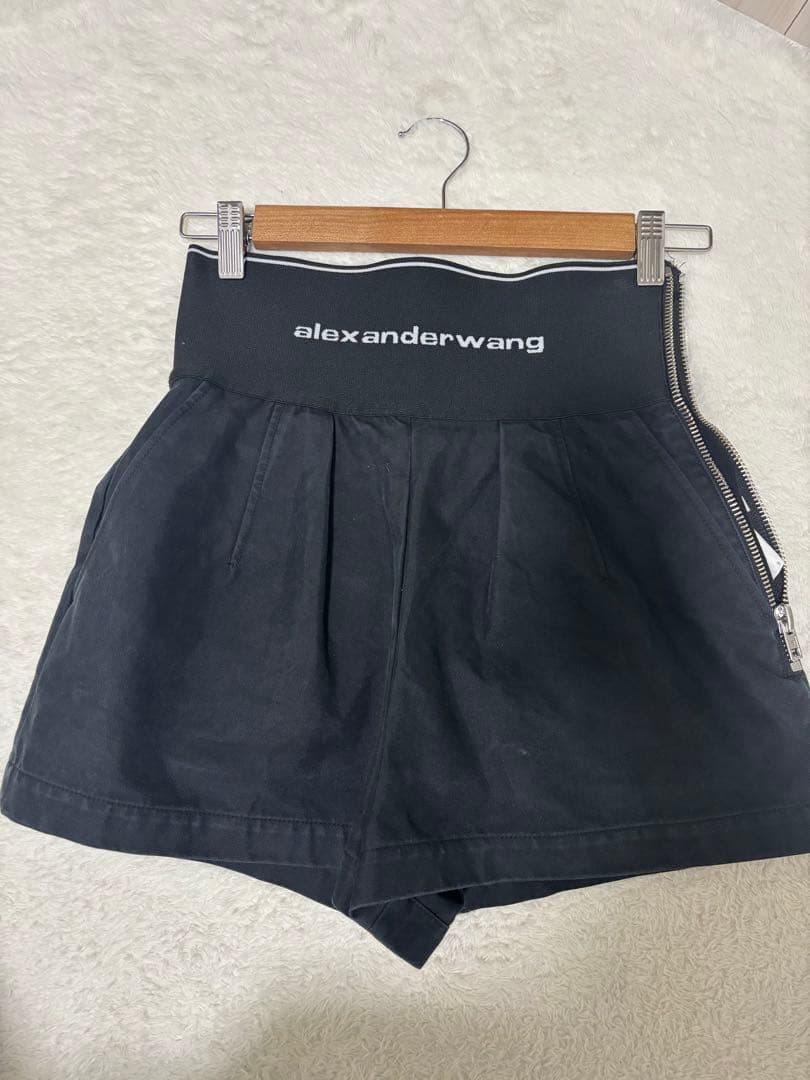 AlexanderWang ハイウエストロゴサファリショートパンツ サイズ2