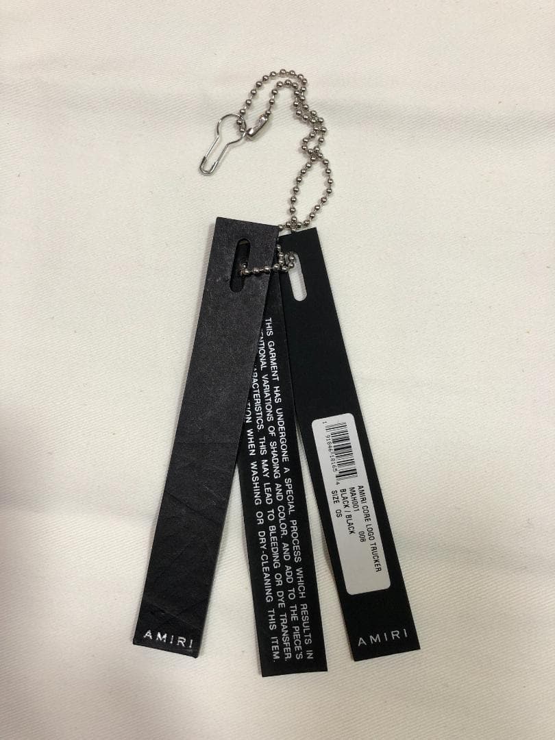 わっさん様 本物 AMIRI ブラック キャップ CORE LOGO