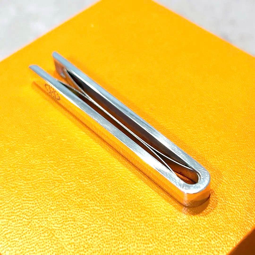 【超希少・美品】HERMES Hデザイン エブリン ネクタイピン Ag925
